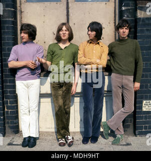 SMALL FACES Deutsch pop Group über 1968. Von links: Kenney Jones, Steve Marriott, Ian McLagan, Ronnie Lane Stockfoto