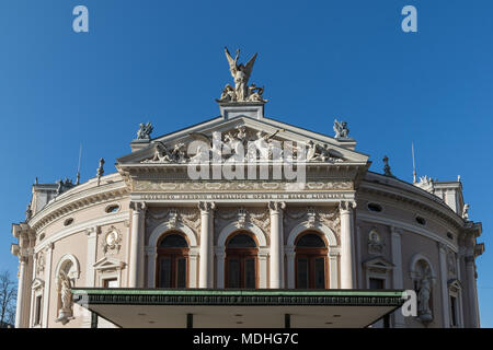 Der slowenischen Nationalen Theater für Oper und Ballett in Ljubljana, Slowenien Stockfoto