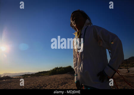 Seri ist der Name einer ethnischen Gruppe, die das Leben im mexikanischen Bundesstaat Sonora. Das Wort für diese Stadt ist von unbekannter Herkunft, aber seine Mitglieder thems Stockfoto