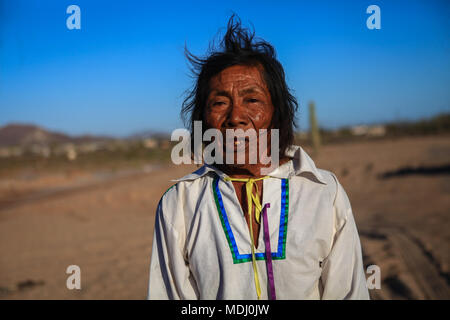 Seri ist der Name einer ethnischen Gruppe, die das Leben im mexikanischen Bundesstaat Sonora. Das Wort für diese Stadt ist von unbekannter Herkunft, aber seine Mitglieder thems Stockfoto