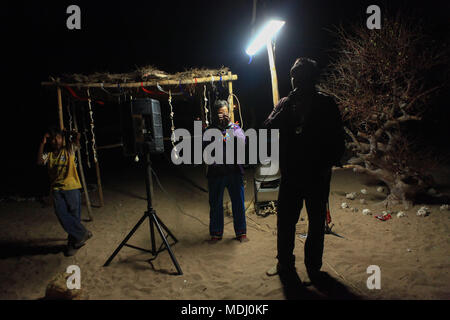 Seri ist der Name einer ethnischen Gruppe, die das Leben im mexikanischen Bundesstaat Sonora. Das Wort für diese Stadt ist von unbekannter Herkunft, aber seine Mitglieder thems Stockfoto