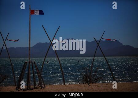Seri ist der Name einer ethnischen Gruppe, die das Leben im mexikanischen Bundesstaat Sonora. Das Wort für diese Stadt ist von unbekannter Herkunft, aber seine Mitglieder thems Stockfoto