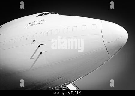 Boeing 747-400SF Frachter im Cargo Rampe geparkt Stockfoto