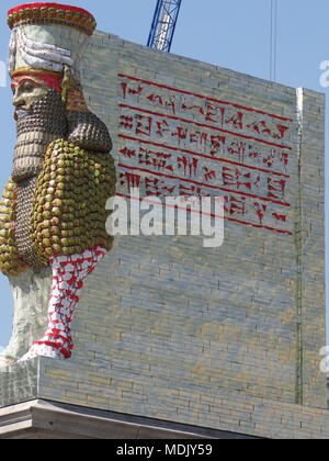 London, Großbritannien. 19 Apr, 2018. London Pause 70 Jahre Aufzeichnung der Temperatur im April, London UK Credit: NASTJA M/Alamy leben Nachrichten Stockfoto