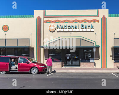 Williams, Arizona, USA. 13 Okt, 2017. Oktober 13, 2017 - Williams, Arizona, USA Die Niederlassung der Bank in der Williams Town Credit: Alexey Bychkov/ZUMA Draht/Alamy leben Nachrichten Stockfoto