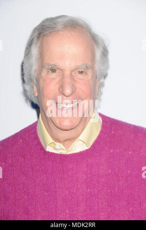 Los Angeles, Kalifornien, USA. 19 Apr, 2018. 19. April 2018 - Los Angeles, Kalifornien, USA - Schauspieler Henry Winkler im ''wir Tag Kalifornien Jugendlichen Ändern der Welt'' im Forum, Los Angeles statt. Credit: Paul Fenton/ZUMA Draht/Alamy leben Nachrichten Stockfoto