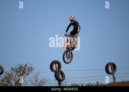 Motocross Stockfoto