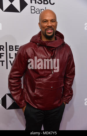 New York, USA. 19. April 2018. Gemeinsame besucht eine Siebung der "Blauen Nacht" während des Tribeca Film Festival 2018 in der SVA Theater am 19. April 2018 in New York City. Credit: Erik Pendzich/Alamy leben Nachrichten Stockfoto