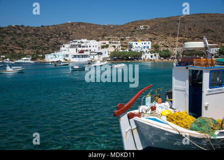 Anzeigen Faros, Sifnos, Griechenland Stockfoto