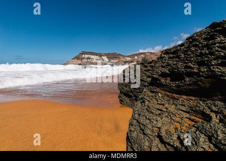 Playa de Tauro Beach in der Gemeinde von Mogan, Gran Canaria, Kanarische Inseln, Spanien Stockfoto
