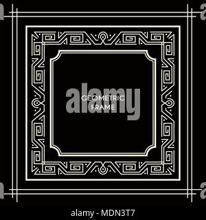 Vintage quadratischen Rahmen Stock Vektor