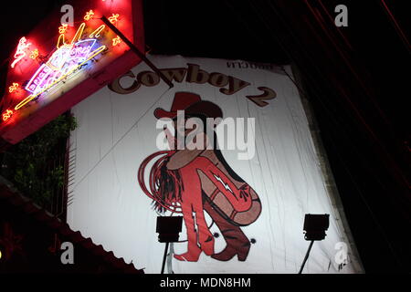 Soi Cowboy Horten Bangkok Thailand Stockfoto