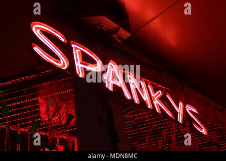 Spankys Bar Nana Plaza Bangkok Stockfoto