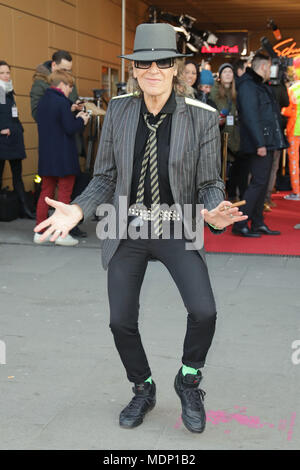 Die Eröffnung der Udo Lindenbergs Panikcity Museum auf dem Spielbudenplatz in Hamburg 19.03.2108 Mit: Udo Lindenberg Wo: Hamburg, Deutschland Wann: 19 Mar 2018 Credit: Becher/WENN.com Stockfoto