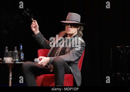 Die Eröffnung der Udo Lindenbergs Panikcity Museum auf dem Spielbudenplatz in Hamburg 19.03.2108 Mit: Udo Lindenberg Wo: Hamburg, Deutschland Wann: 19 Mar 2018 Credit: Becher/WENN.com Stockfoto