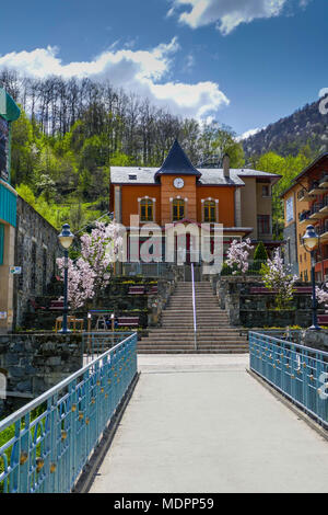 Ax les Thermes, Kurort, Ariège, Ranzösischen Pyrenäen, Frankreich Stockfoto