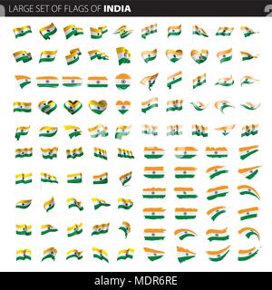 Indien Fahne, Vektor, Abbildung Stock Vektor