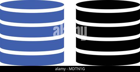 Münzen Symbol. Finanzen Symbol. Vektor icon Flat Style Stock Vektor