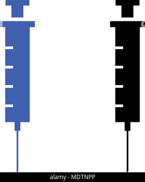 Spritze Flachbild-Symbol. Vektor icon Flat Style Stock Vektor