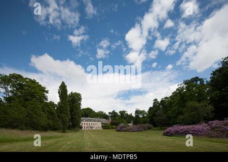 Frankreich, Châtenay-Malabry, Haus der Chateaubriand, Fassade über den Park, La Vallée Aux Loups Stockfoto