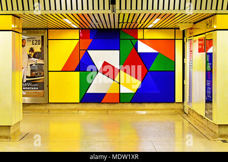 Newcastle upon Tyne und der U-Bahnhof fahren Sie an der Ausfahrt Jesmond Verschleiß Stockfoto