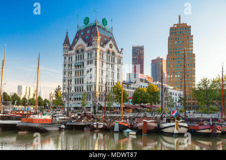 Weiße Haus palace von wijnhaven Fluss Altstadt (Rotterdam) Westermeijer Stockfoto