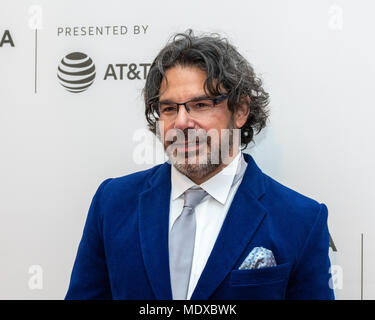 New York, USA, 20. April 2018. Regisseur Ken Biller besucht die Premiere von "National Geographic" Genius: Picasso" im Tribeca Film Festival in New York City. Foto von Enrique Shore​/Alamy Live News Credit: Enrique Ufer/Alamy leben Nachrichten Stockfoto