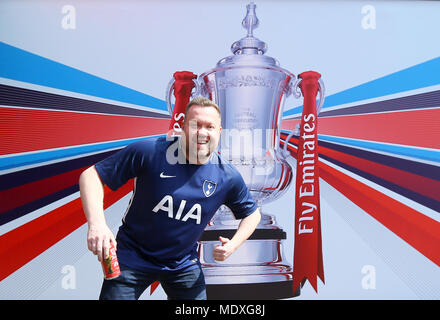 London, Großbritannien. 21. April 2018. London, Großbritannien. April 2018 21. Während der FA-Cup Halbfinale zwischen Manchester United und Tottenham Hotspur im Wembley Stadium am 21. April 2018 in London, England. (Foto von Leila Coker/phcimages.com) Credit: PHC Images/Alamy Live News Credit: PHC Images/Alamy Live News Credit: PHC Images/Alamy Live News Credit: PHC Images/Alamy leben Nachrichten Stockfoto