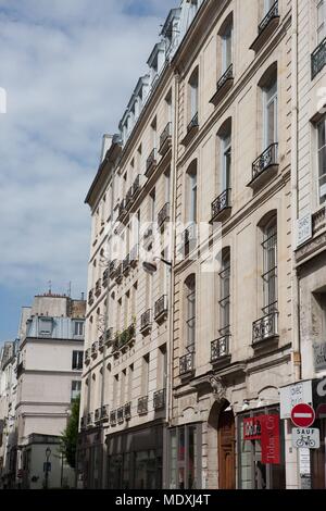 Paris, 2. Arrondissement, rue d'Aboukir, der Sentier, Stockfoto