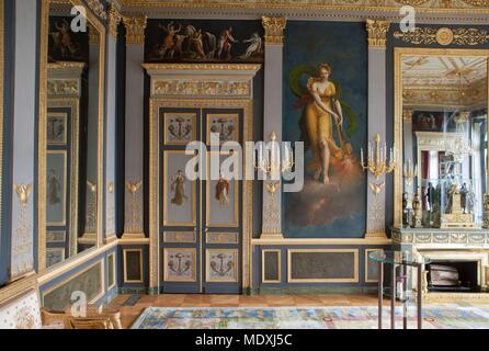 Paris, 78 Rue de Lille, Hôtel Beauharnais, Residenz der Deutschen Botschafterin, Hotel Particulier, Saal der vier Jahreszeiten, Stockfoto