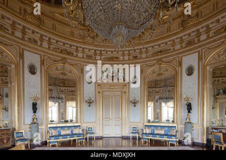 Paris, Hotel de Salm, rue de Lille, Großkanzlei der Ehrenlegion, Palast der Ehrenlegion, Museum, Architekt Pierre Rousseau, Rotunde stateroom (Salon von La Rotonde) Stockfoto