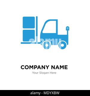 Truck Company Logo Design Template, Business corporate Vektor icon Stock Vektor