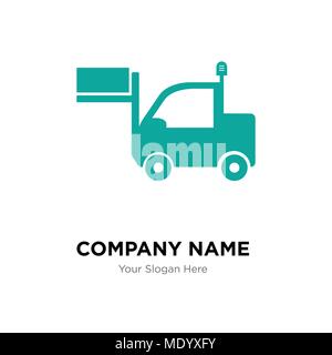 Lkw-Company Logo Design Template, Business corporate Vektor icon Stock Vektor