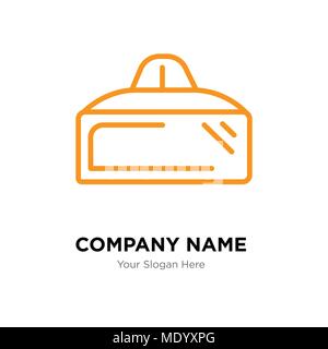 Vr-Brille Company Logo Design Template, Business corporate Vektor icon Stock Vektor
