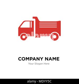 Tractor Company Logo Design Template, Business corporate Vektor icon Stock Vektor