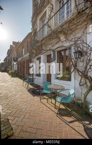 Frankreich, Normandie (ehemalige Basse-normandie), Calvados, Pays d'Auge, Beaumont en Auge, Dorf, Stockfoto