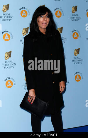 Der Royal Television Society Awards 2018 im Grosvenor House Hotel - Anreise mit: Claudia Winkleman Wo: London, Großbritannien Wann: 20 Mar 2018 Credit: Mario Mitsis/WENN.com gehalten Stockfoto