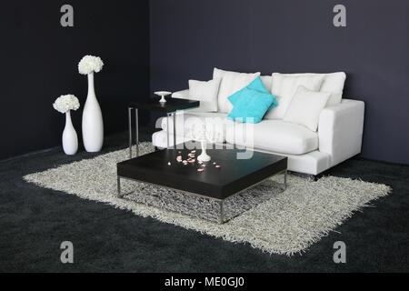 Modernes Wohnzimmer. Stockfoto