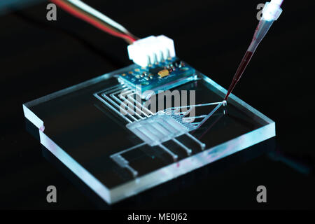 Lab-on-a-Chip (LOC). Stockfoto