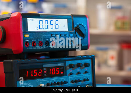 Funktionsgenerator elektronische Prüfgeräte. Stockfoto