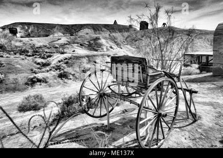 Calico Ghoast Stadt in Nevada in der Nähe von Las Vegas, Nevada Stockfoto