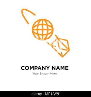 E-Mail planet Company Logo Design Template, Business corporate Vektor icon Stock Vektor