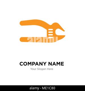 Verstellbarer Schraubenschlüssel Company Logo Design Template, Business corporate Vektor icon Stock Vektor