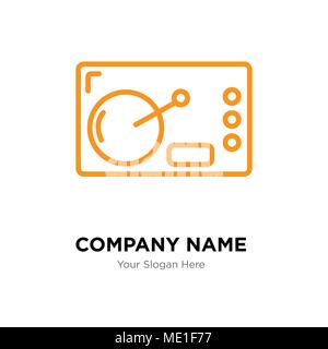 Coffee Company Logo Design Template, Business corporate Vektor icon Stock Vektor