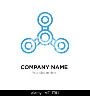 Drone Company Logo Design Template, Business corporate Vektor icon Stock Vektor