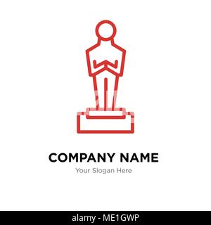 Oscar Company Logo Design Template, Business corporate Vektor icon Stock Vektor