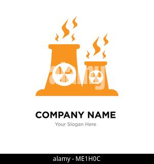 Fabric Company Logo Design Template, Business corporate Vektor icon Stock Vektor