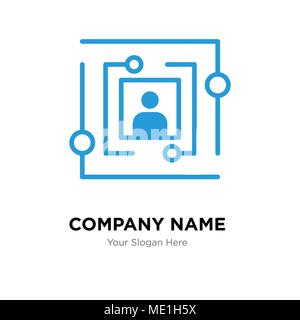 Benutzer Company Logo Design Template, Business corporate Vektor icon Stock Vektor