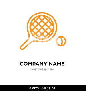 Tischtennis Company Logo Design Template, Business corporate Vektor icon Stock Vektor