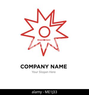 Walk of Fame Company Logo Design Template, Business corporate Vektor icon Stock Vektor